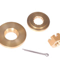 Brass Propeller Hardware Kit Pro Grade For Evinrude Johnson OMC BRP 35HP To 75HP with thrust bushing, prop spacer, nut, pin