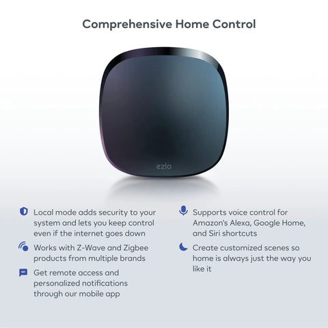 Smart Home Hub With Zigbee And Z Wave Connects To Wi Fi Devices Works With Alexa And Google Assistant