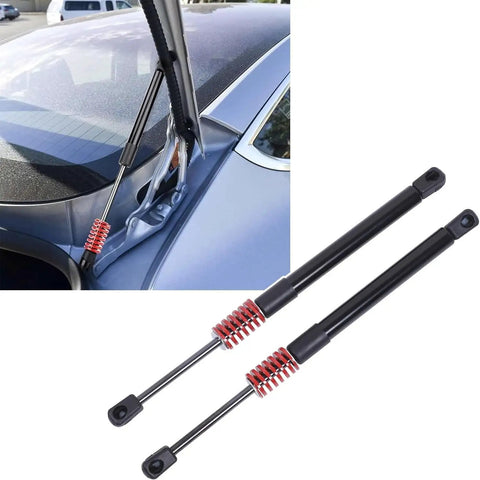 Gas Powered Hydraulic Rear Trunk Struts Kit For Tesla Model 3 2015 2016 2017 2018 2019 shown installed and separate