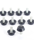 Sturdy Metal Adjustable Glide Leg Set For Tables And Desks With Screw On Levelers M6 And M8 Threaded Stems Built To Last