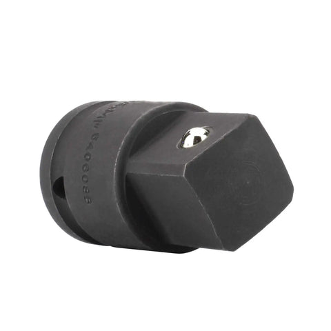 3/4 Inch Female To 1 Inch Male Impact Drive Adapter With Steel Ball Chrome Molybdenum Steel, angled view