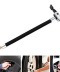 Universal Air Pump Hose Adapter Extension Tube For Car And Motorbike Tire Inflator Durable Flexible Locking Valve Connector Tool Kit, 20cm braided hose