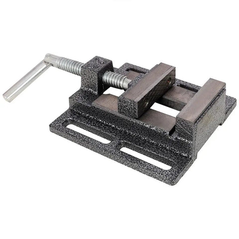 Integrated vise clamp for Powerful 8-Inch Benchtop Drill Press With Laser Precision Positioning For Wood And Metal.