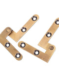 Bronze Invisible Door Pivot Hinges 2 Pack Heavy Duty Self Closing Concealed Door Hardware For Wood Cabinets And Secret Doors