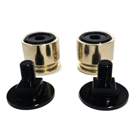 Built Tough Heavy Duty Aluminum Welding Hood Fasteners Set With Silicone Washer For Non Slip Flip Hood Replacement Parts 1 Pair Durable Screws