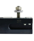 Side view of adjustable Knurling Turning and Facing Holder for lathe tools with height adjustment in durable alloy tool steel.