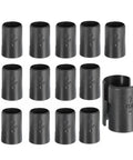 Locking Wire Shelf Clips Set 28 Pieces 14 Pairs Fits 1 Inch Posts 25mm Plastic Shelving Sleeves Replacements For Wire Shelving