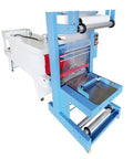 Heavy Duty Two In One Tabletop Shrink Wrap Machine For Bottles And Flat Packs, blue, functional design, ideal for shipping.