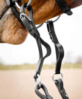 Soft Elastic Rein Aid Inserts for Horses Rein Extensions That Improve Contact and Promote Soft Hands Easy to Attach Strap Fits Most Bits Black One Size Ideal for Sensitive Horses attached to bit