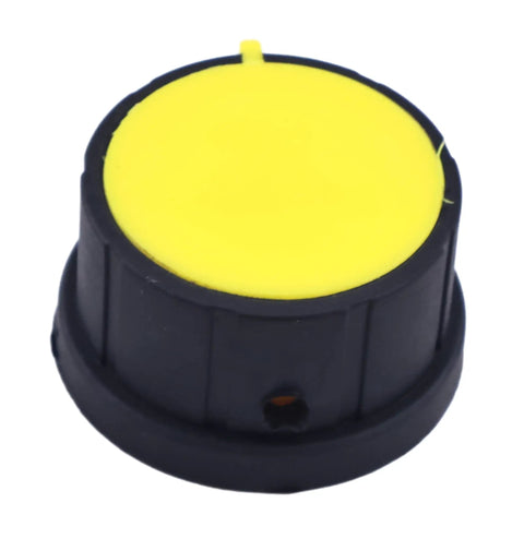 Shop Proven Drop Dead Smooth Replacement Speed Control Knob Handle For JLG Boom Lift 2560136 black knob with yellow top.