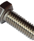 316 Stainless Steel Hex Head Bolts 3/8-16 X 1 Inch Coarse Thread Pack Of 20 For Marine And Outdoor Use, rust resistant, close-up