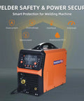 All In One 200A Welder For Pros 4 In 1 Gas MIG Flux Core MIG Stick Lift TIG Portable Weld Machine Dual Voltage 110V 220V IGBT Inverter