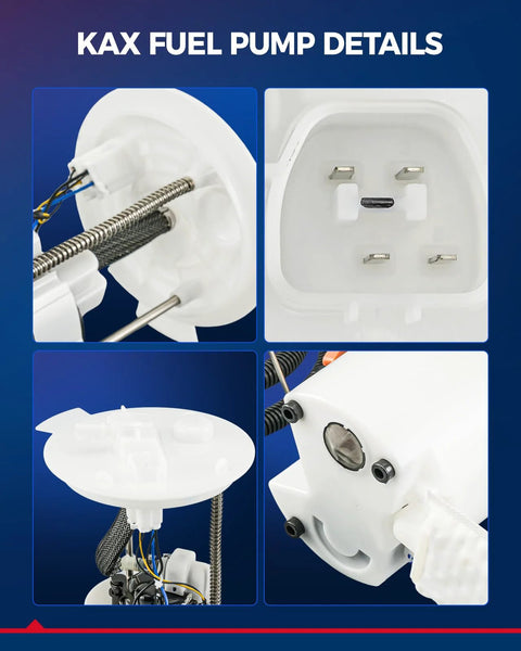Electric Fuel Pump Module Assembly parts for Ford Escape and Lincoln MKC showing connections and components for 2013-2019 models.