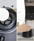 Using Round Cold Brew Coffee Paper Filters 500 Count Fine Disposable Rounds Fit 32 Oz Brewers for easy coffee brewing.