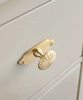 Champagne bronze cabinet backplate with 1.3 inch zinc alloy knob; part of the 6 Pack Champagne Bronze Cabinet Backplate Set With 1.3 Inch Zinc Alloy Drawer Knobs And Screw Accent Oval Backplates Sleek Durable Dope Hardware For Kitchen And Bathroom Furniture.
