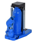 Smooth Operator Manual Hydraulic Claw Jack With 5 Ton Top Lift Plus 2.5 Ton Hook Capacity for heavy-duty auto repair close-up.