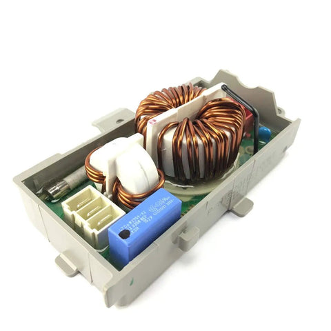 Genuine OEM Detergent Box Assembly For Washing Machines Replacement Vent Fan Motor And Case Assembly showcasing copper coil design