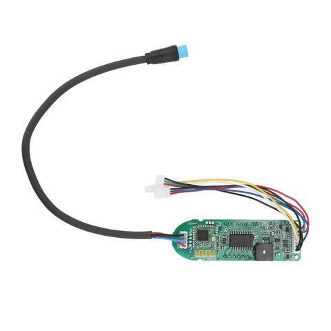 Electric Scooter Dashboard Display Cover For MAX G30 Replacement Parts Durable Metal And Plastic Circuit Board With Crystal Clear Screen Weatherproof For All Weather Rides And Real Time Readouts circuit board with multi-colored wires