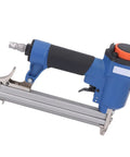 Kickass Heavy Duty Pneumatic Brad Nailer 20 Gauge Aluminum Alloy Power Tool with anti jam tech and spring loaded safety switch.