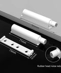 Push To Open Magnetic Cabinet Latch Set 2 Pack Door Catch And Drawer Closer with dimensions and noise reduction feature