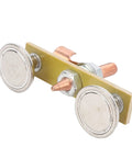Heavy Duty Welding Magnet Head With Iron Grounding Tool, Rock Solid Suction Clamp, 4mm Insulation, Spot Weld Ready