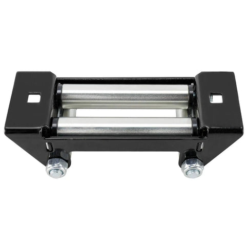 Winch Roller Fairlead 6 Inch Mount For Steel Cable ATV UTV Winches, 4000 To 5500 Lbs Capacity, CNC Machined Steel Frame