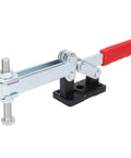 Heavy Duty Horizontal Toggle Clamp For Metal Plates And Circuit Boards, 636 Kg Clamp Force, Iron And Plastic Construction, Rugged Fixture Tool