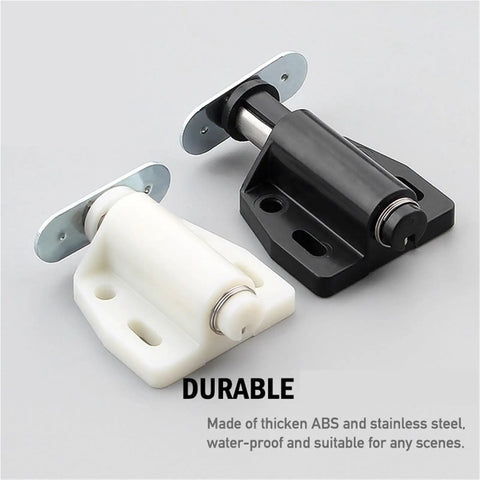 4 Pack Magnetic Push Latch For Cabinets And Drawers Push To Open Easy Access Built Tough Magnetic Cabinet Locks
