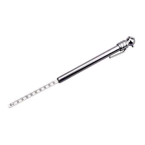 Tire gauge from One Quarter Inch NPT Air Accessory Kit With Fifteen Foot PU Coil Hose Twenty Piece Tool Set Includes Blow Gun