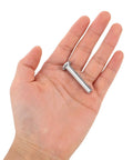 Inline Skate Axle Replacement Screws 6mm And 6.3mm Silver Alloy Bolts Provide Smooth Bearing Support For Lightweight Quad Roller Skates To Boost Handling Keep Your Rig Locked Down For Sick Rides And Cruising Without Loose Bolts Or Rust Issues, silver axle screw in hand