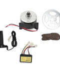 Components of 12V 250W Electric Bicycle Motor Kit 2750RPM High Speed Gear Motor With Controller For Motorcycle Conversion