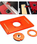 Premium Aluminum Alloy Router Table Insert Plate Built Like A Legend With Heavy Duty Components And Pro Shop Ready Grip for woodworkers, 81" x 7.87"
