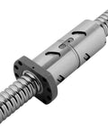Close-up of Premium C5 Ballscrew Assembly DFU4010 End Machined Nut Housing For CNC Rigs And DIY 3D Printer Builds 2000mm Ball Screw Kit