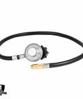 3 Foot Propane Adapter Hose With Regulator For 20 Lb Tank, Perfect For Tabletop Griddles And Gas Grills, coiled view