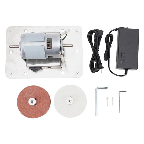 Ymiko Mini Bench Grinder With Dual Wheels 100W Electric Multi Purpose Grinding Machine For Metal Woodworking accessories and components.