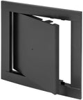 Solid Heavy Duty 6X6 Inch Anthracite Abs Plastic Drywall Access Panel showcasing snap fit design and heavy-duty frame.