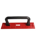 16 Inch Drip Edge Folding Tool with black handle, designed for 1 inch and 1.5 inch folds on 22 gauge standing seam roofing panels