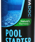 Easy Breezy Pool Opening Kit With 16oz Enzyme Opener For Up To 15,000 Gallons, featuring AquaDoc pool starter bottle.