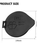 Must Have Windshield Washer Fluid Cap Replacement For Toyota Highlander And Lexus, OEM 85316-48060, black ABS cap with dimensions