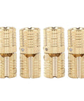 Heavy Duty 8mm Barrel Hinge Set For Cabinets And Wooden Boxes 4 Pcs Concealed Hidden Brass Hinges With 180 Degree Opening