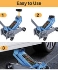 Heavy Duty Rubber Floor Jack Pad For Pinch Weld Frame Rail Protecting Your Car Frame During Lifts With No Slip Grip And Slip Resistant