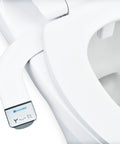 Thinline SimpleSpa SS150 Fresh Water Bidet Attachment For Non Electric Toilets White With Self Cleaning Nozzle And SafeCore Valve