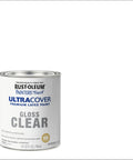 Painter's Touch Latex Paint Gloss Clear Quart Quick Dry Low Odor Water Based Finish For Indoor Outdoor Use On Wood Metal Plaster