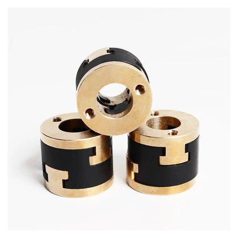 Check Out This Cool 3-pack V Core 3.1 Z Axis Coupler Set For Smooth Lead Screw Decoupling On Oldham Flexible Shafts Perfect Upgrade For Your 3D Printer Build Today, brass couplers
