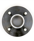 Front view of UCUT trailer hub assembly kit; black 4-bolt flange on a 4-inch circle with central bearing