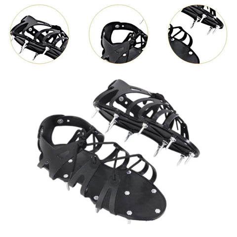 Spiked Lawn Aerator Shoes Self Leveling For Resin Coatings And Epoxy Floors, 4.5cm Nail Length, Comfortable PETG Construction