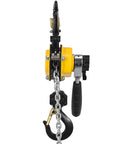 Side view of Go To Handheld Mini Lever Chain Hoist Half Ton 10 Foot G80 Alloy Steel Chain Rugged Brake Heavy Duty Lifting Tool