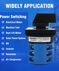 40A 660V Rotary Changeover Switch 3 Position 3 Pole 12 Terminals shown with industrial applications
