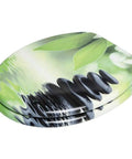 Premium Slow Close Toilet Seat With Soft Closing Lid And Durable Adjustable Hinges For Your Family Bathroom Setup Built Like A Tank With Smooth Glides And Quiet Shut Downs Every Time, featuring a green leaf design.