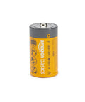 Top Shelf D Cell Batteries 12 Pack Alkaline Power Cells One Point Five Volt, single D alkaline battery for flashlights and toys.